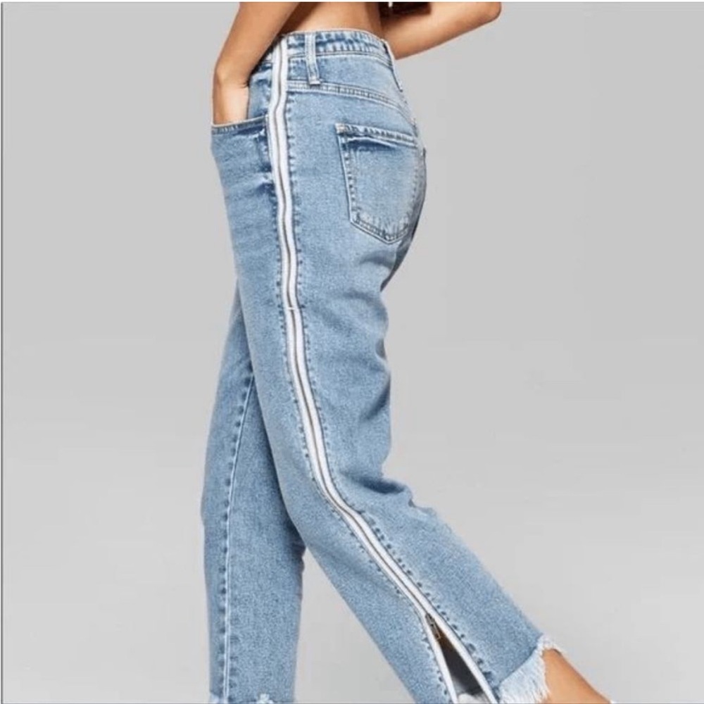 Wild Fable jeans with side zipper
